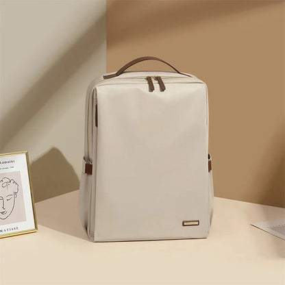 The Effortless Icon: Women's Minimalist Laptop Backpack for the Modern Woman (15.6")