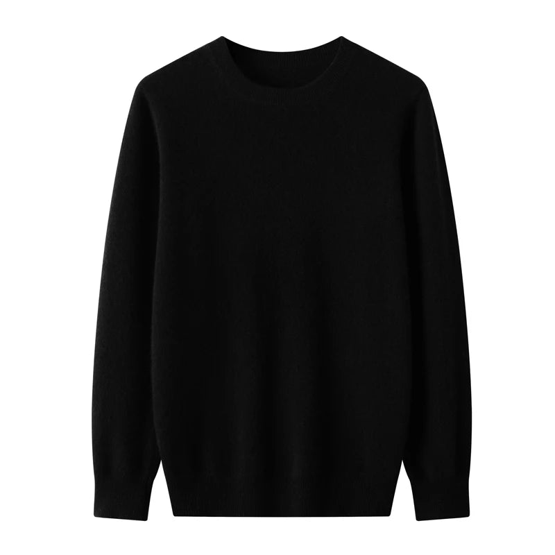 Men's 100% Merino Wool Crew Neck Sweater