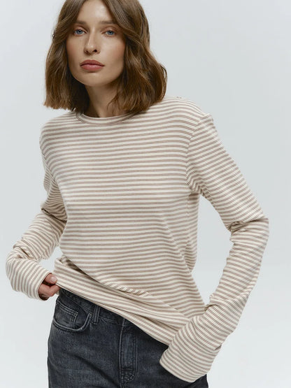 Effortless Chic: The Ultimate Monday-to-Sunday Striped Long Sleeve