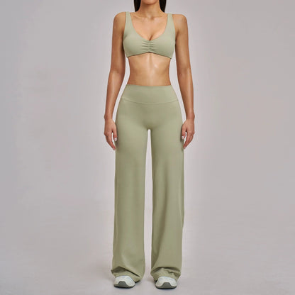 The Aura Ribbed Seamless Sports Yoga Set