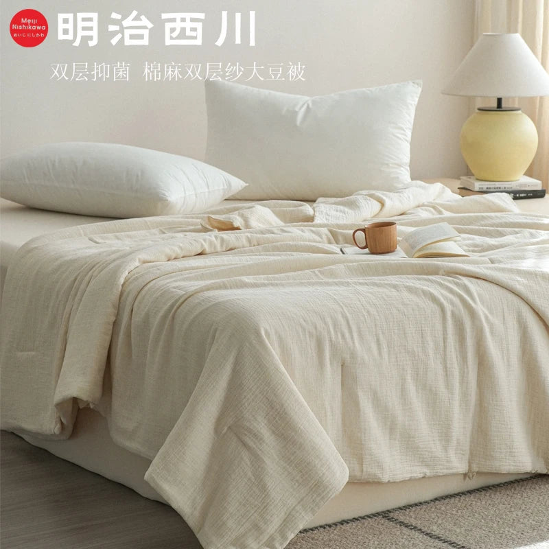 The Zen Summer Quilt | Cotton-Linen & Bio-Soy Fusion