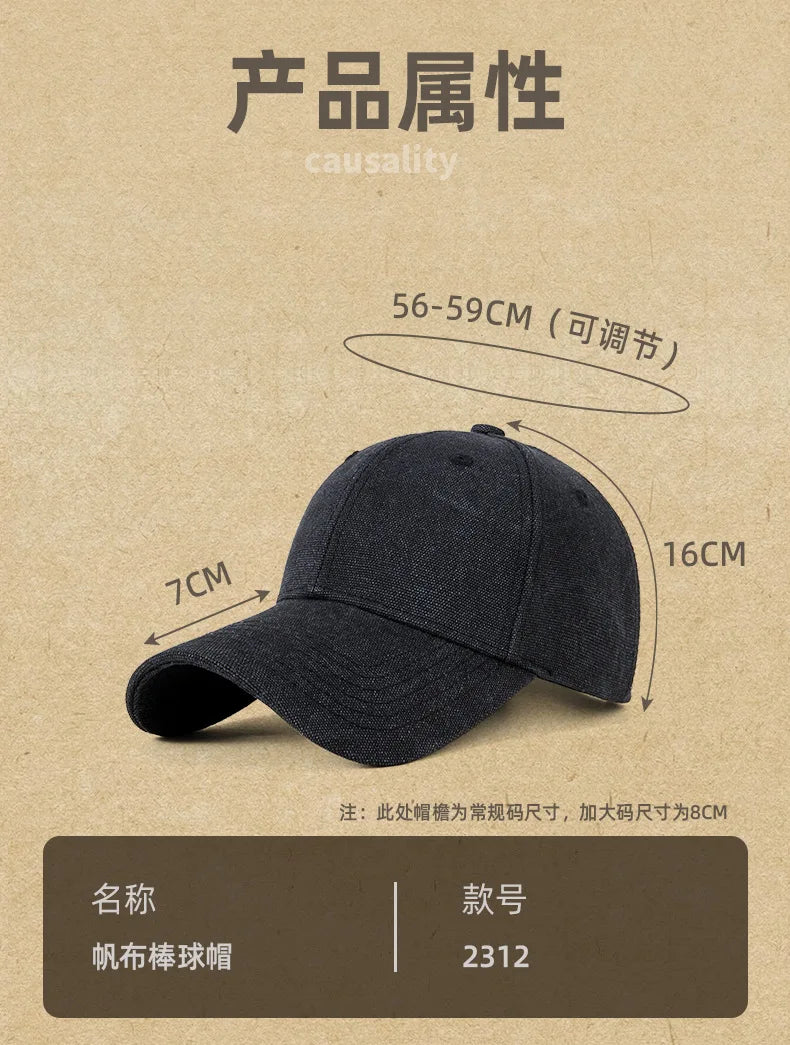The Peak of Comfort: The All-Season Canvas Baseball Cap