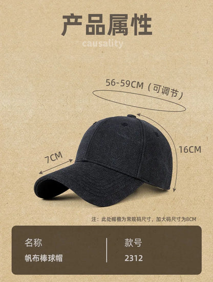 The Peak of Comfort: The All-Season Canvas Baseball Cap