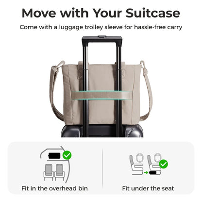 The Puffer Chic Tote: Your Elevated Everyday Companion