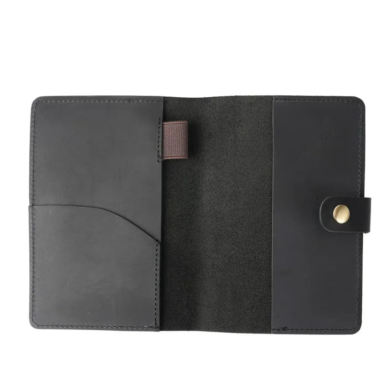 The Nomad’s Daily Anchor | Genuine Leather Pocket Journal Cover