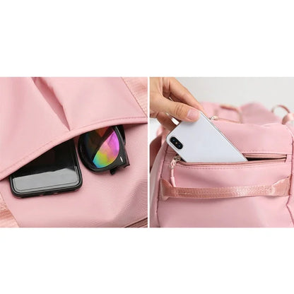 Women's Duffel Bag with Shoe Compartment