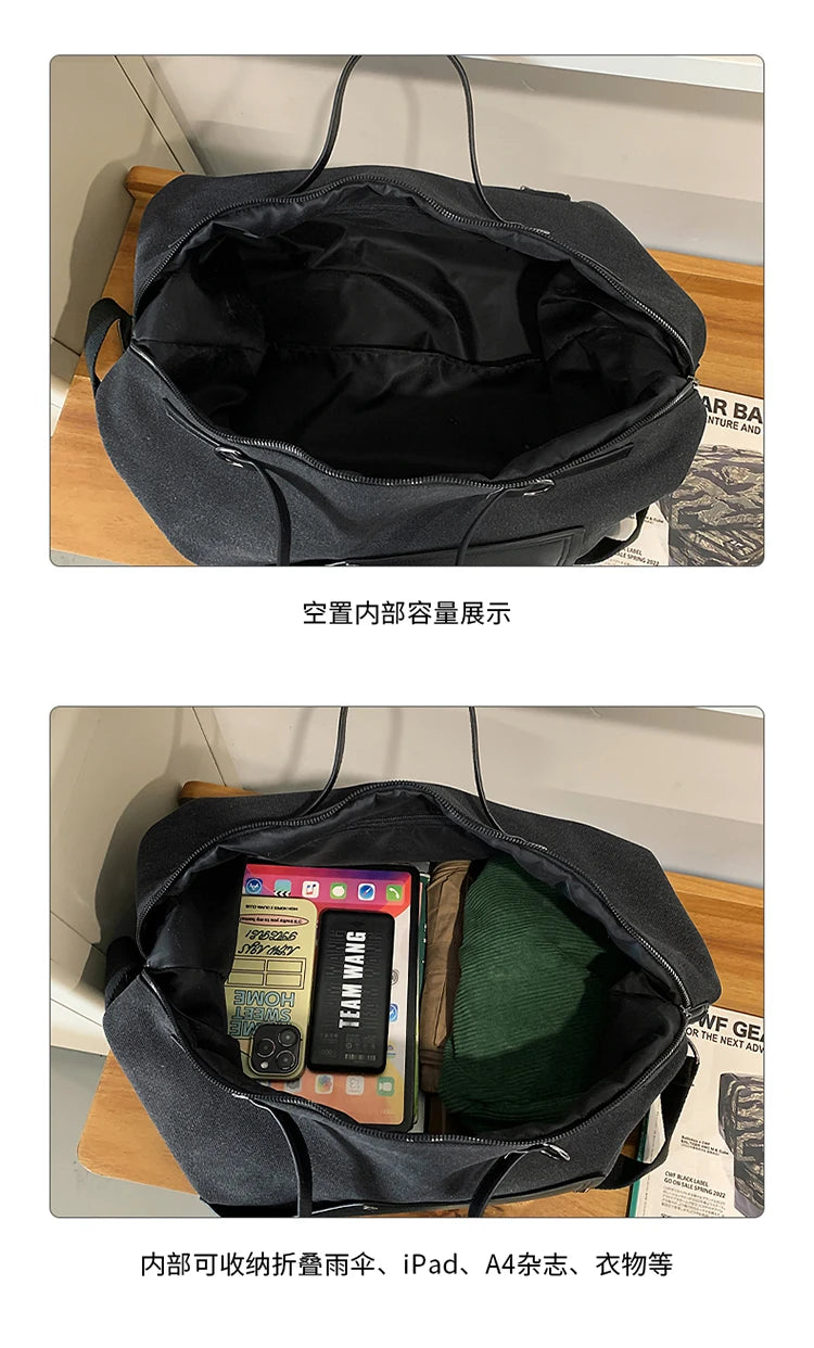 Urban Canvas Travel Duffel: Style Meets Large Capacity