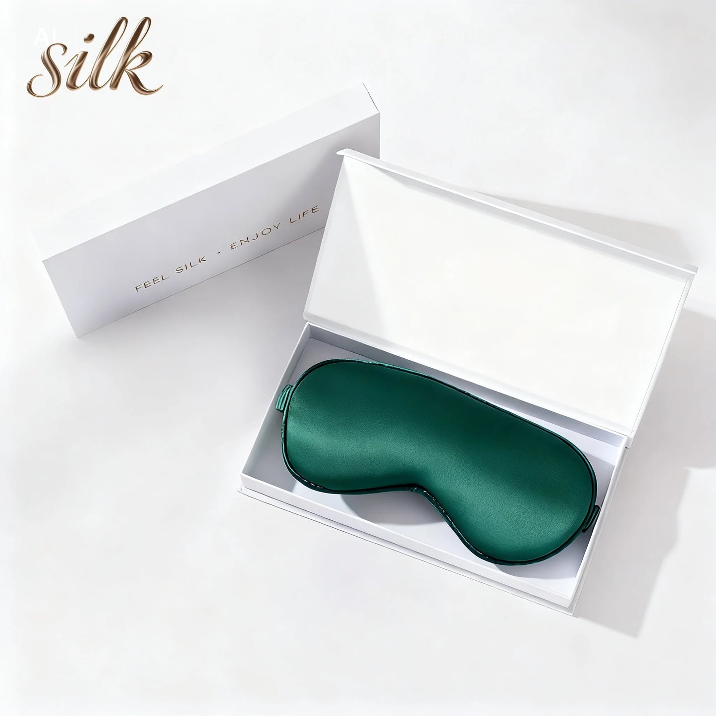 The Nocturne Eye Mask: 16 Momme Pure Mulberry Silk Sleep Sanctuary