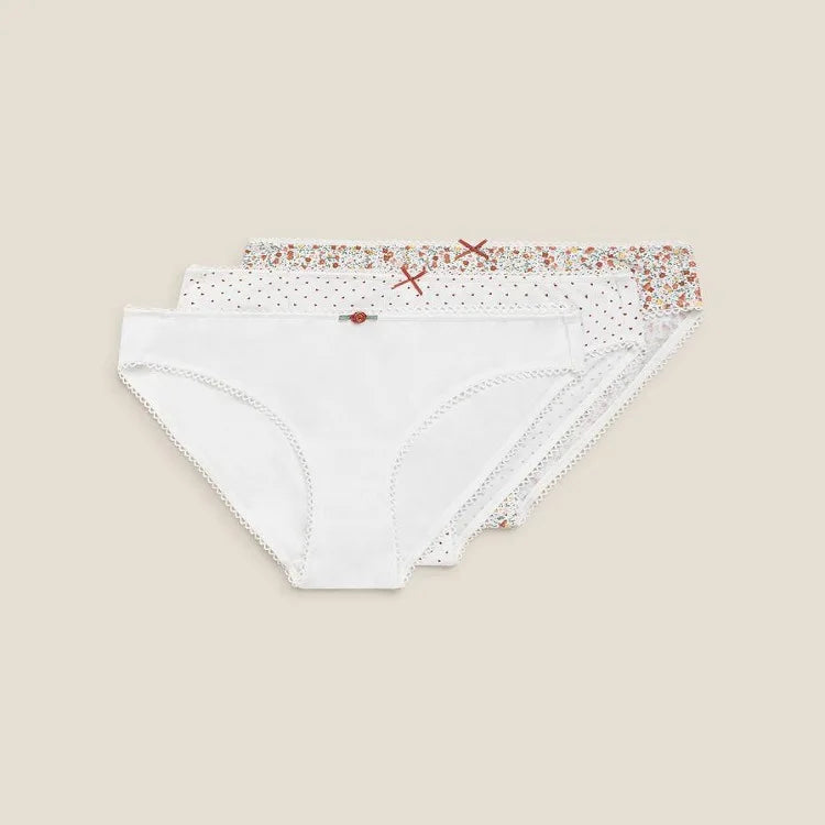 The Godard Grid Low-Waist Briefs (3-Pack)