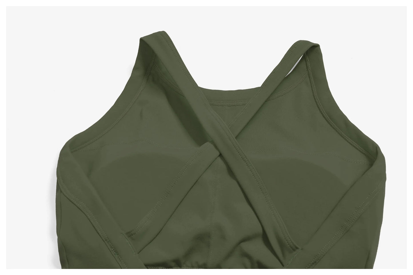 Zen in Motion: The Sculpted Women's Cross-Back Vest