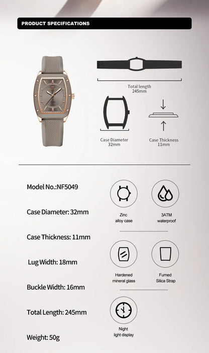 The Coveted Contessa: Women's NAVIFORCE Quartz Watch