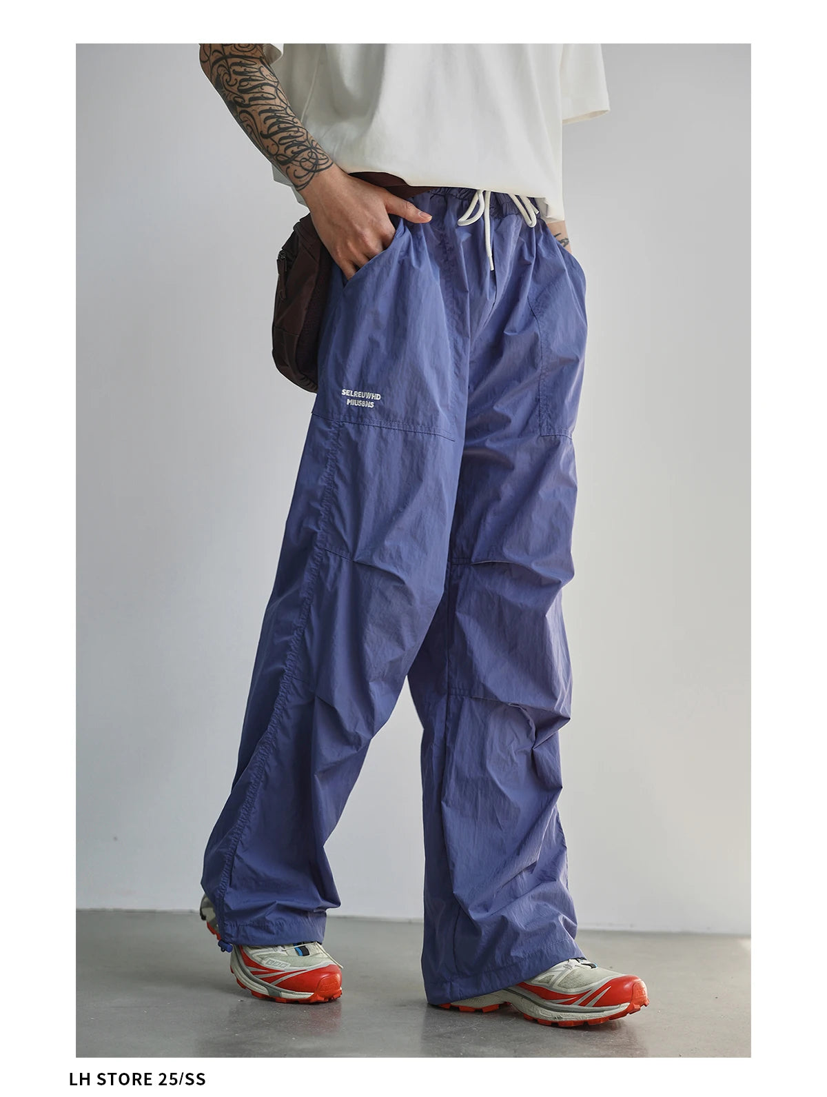 Men's The Summit Outdoor Trouser: Nylon Wide-Leg Utility Pants