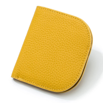 The Essential Curve: Top Grain Leather Mini Wallet