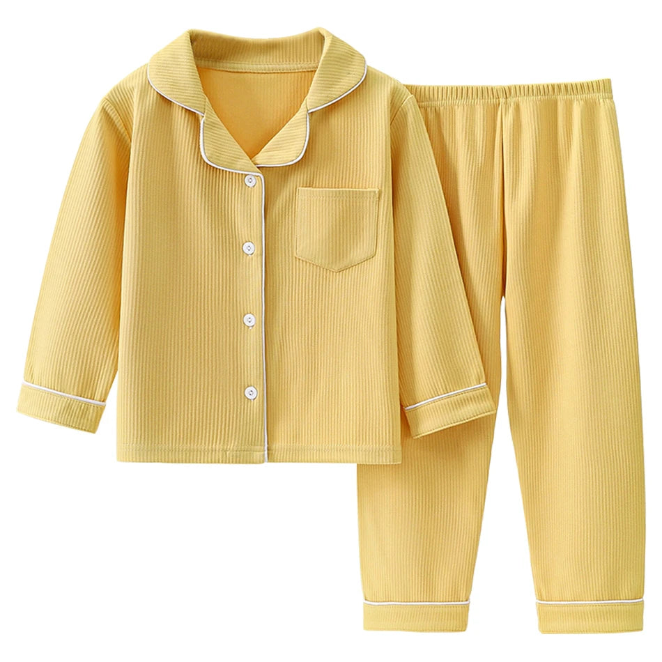 Kids Flannel Warm Velvet Luxe Flannel Pyjama Sets for Stylish Sleep | Cosy Core Collection