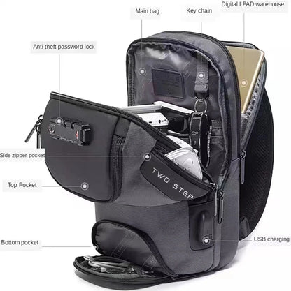 The Urban Vanguard Sling Crossbody Bag | Security Meets Style