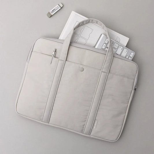 The Minimalist's Essential: Sleek Nylon Laptop Briefcase Laptop Bag 13.3 14 15 15.6 Inch