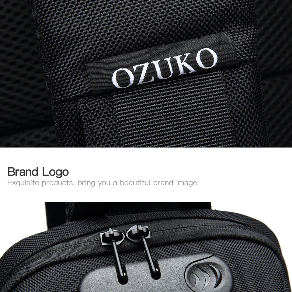 Men's Tripper Anti-Theft Lock Crossbody Messenger Bag