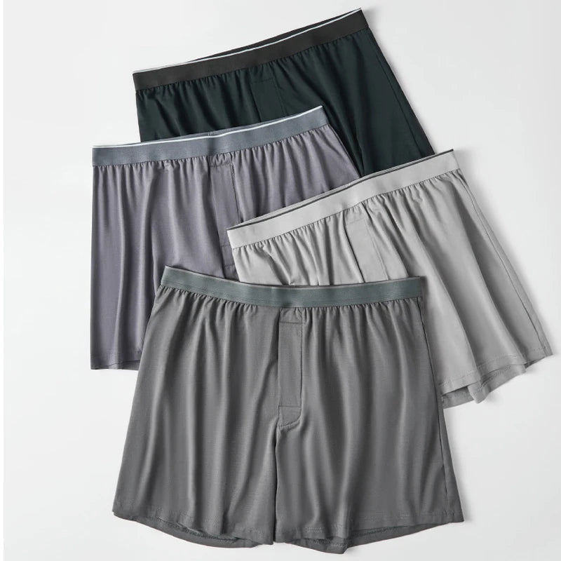 The Antonioni Modal Lounge Short — Shadow Grey — Plus-Size Underwear