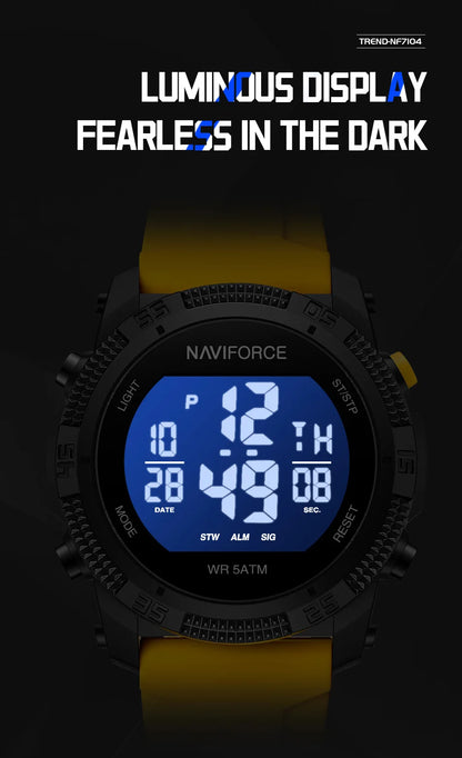The Navigator Digital Sports Watch - Engineered for the Urban Explorer NAVIFORCE NF7104