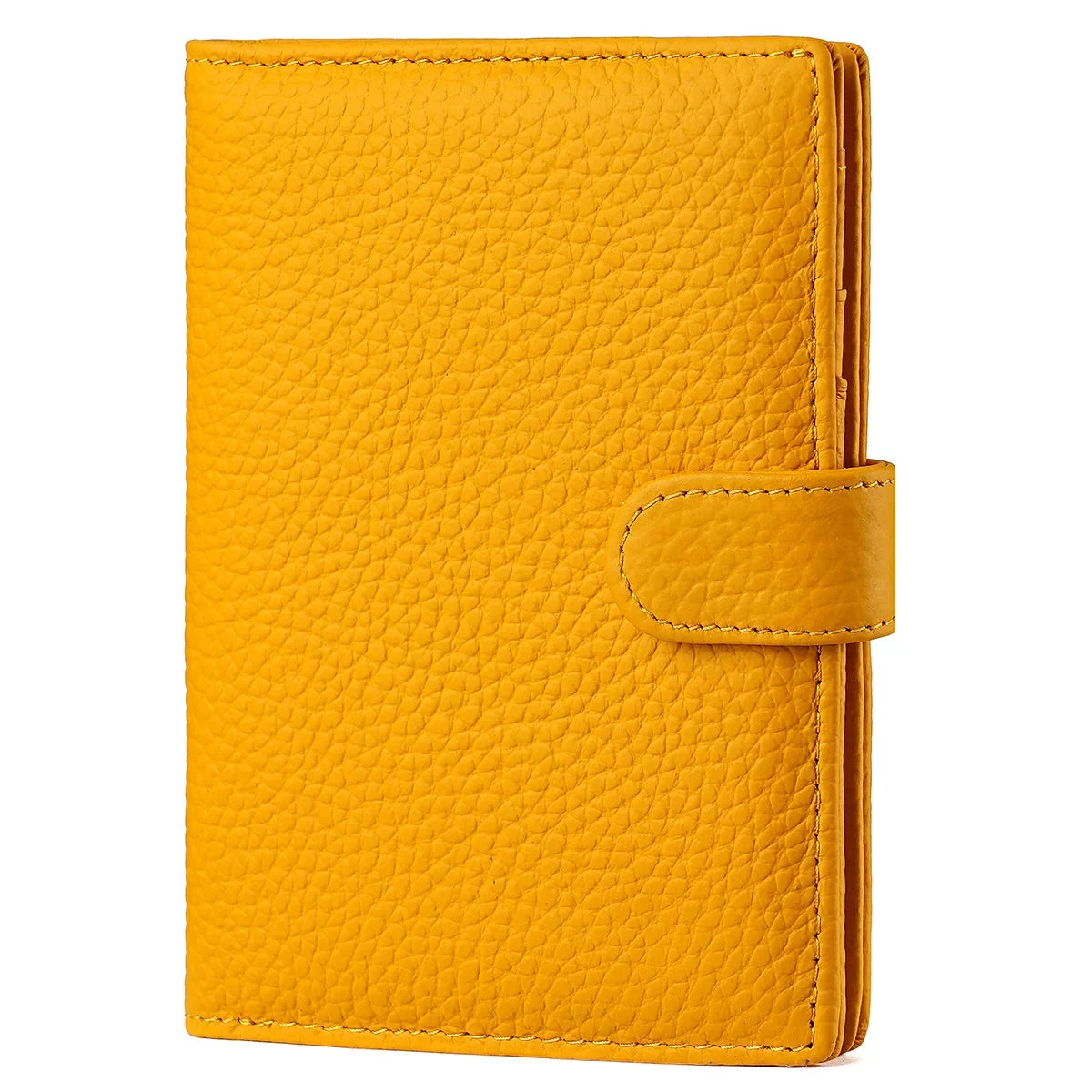 The Jetset Nomad: Pebbled Leather RFID Passport & Travel Wallet