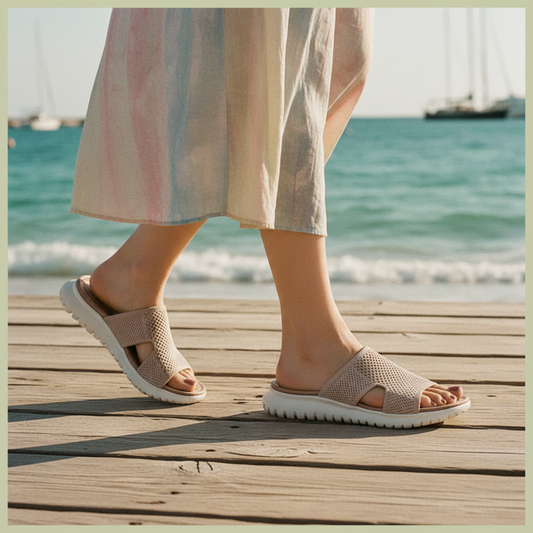 The Bauhaus Slider: Sculpted Comfort for the Modern Flâneur Sandals