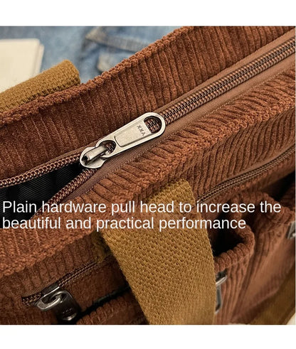 Corduroy Shoulder Bag