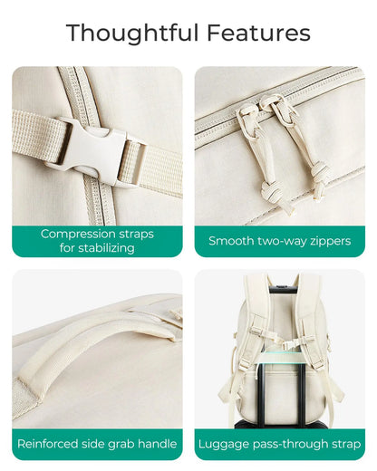 The Voyager Carry-On Backpack: Effortless Elegance for the Modern Nomad