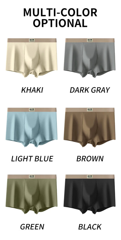 MiiOW Combed Cotton Antibacterial Plus Size Boxer Shorts (3-Pack)