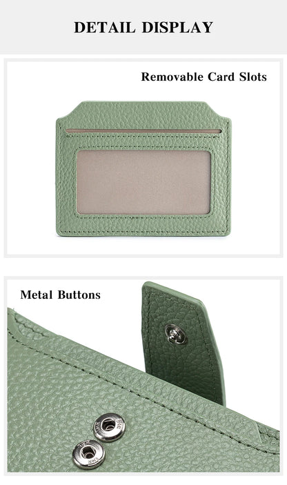 Women's Existentialist Compact RFID Wallet  | Top Grain Leather