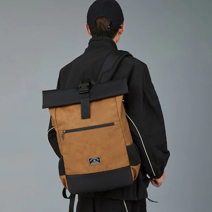 The Vanguard Roll-Top Laptop Backpack: Urban Utility Reimagined