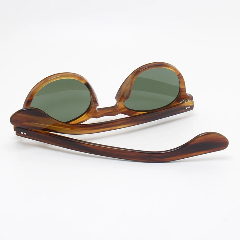 The Archive Circle: Sculpted Acetate Polarised Sunglasses