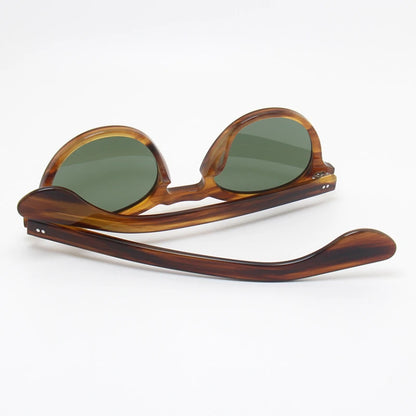 The Archive Circle: Sculpted Acetate Polarised Sunglasses