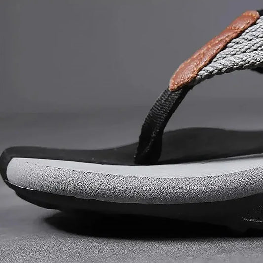 The Horizon Braid | Men’s Ultra-Flex All-Terrain Flip Flops
