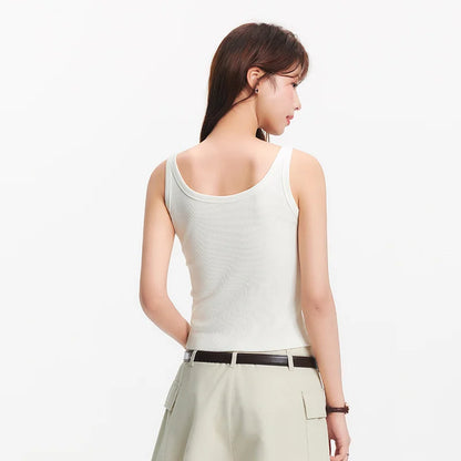 The Ultimate Summer Essential: The Cool-Touch Ribbed V-Neck Tank Top