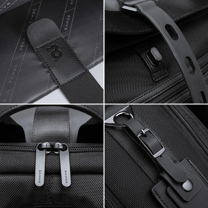 Bange Anti-Theft Urban Backpack 15.6” — Waterproof Softback with Belted Lock Detail