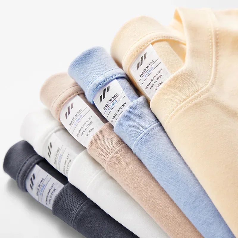 Men's Heavyweight Cotton plain T-shirt