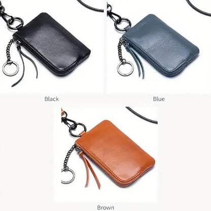 Unisex Genuine Leather Coin Purse