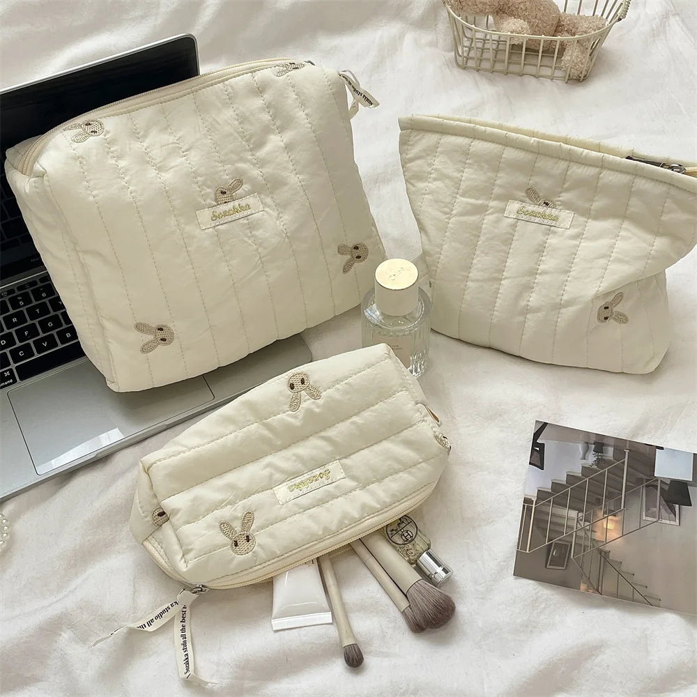 Quilted Cosmetic Bag