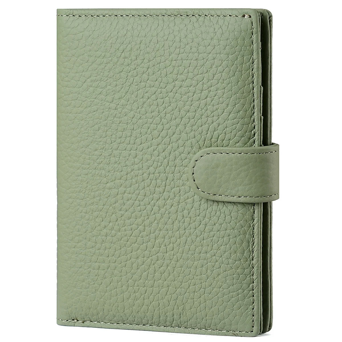 The Jetset Nomad: Pebbled Leather RFID Passport & Travel Wallet