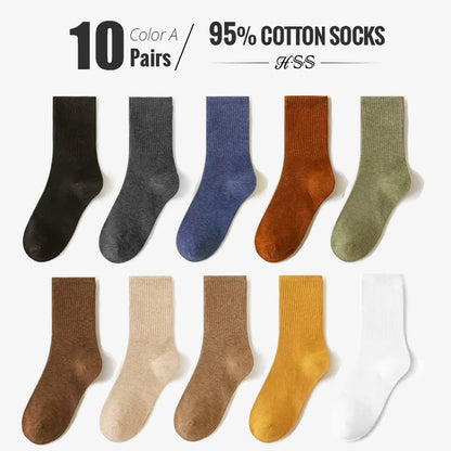 Originals 5/10 Pairs 95% Combed Cotton Socks