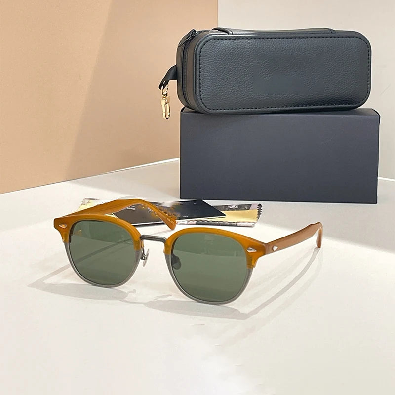 The Iconoclast | Timeless Luxury Oval Acetate Sunglasses