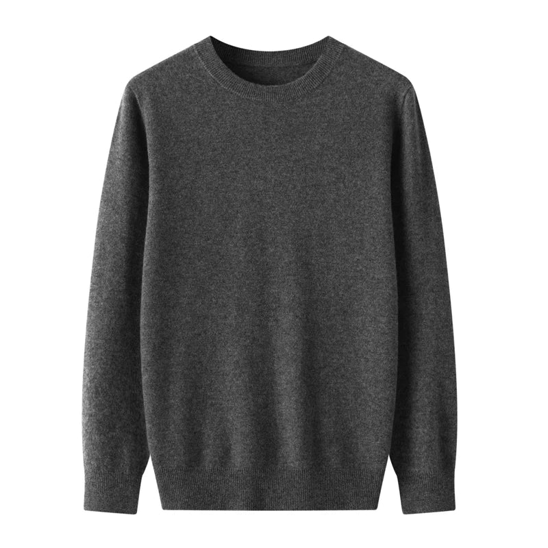 Men's 100% Merino Wool Crew Neck Sweater
