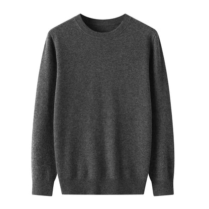 Men's 100% Merino Wool Crew Neck Sweater
