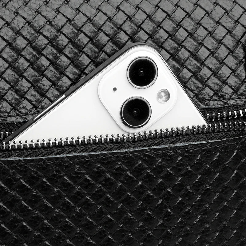 Men's Genuine Leather Cross Body Bag