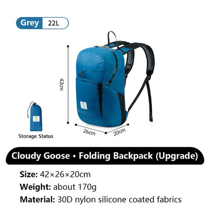Naturehike Cloudy Goose Ultralight Pack-A-Bag Folding 30L Backpack: Freedom Unfolded