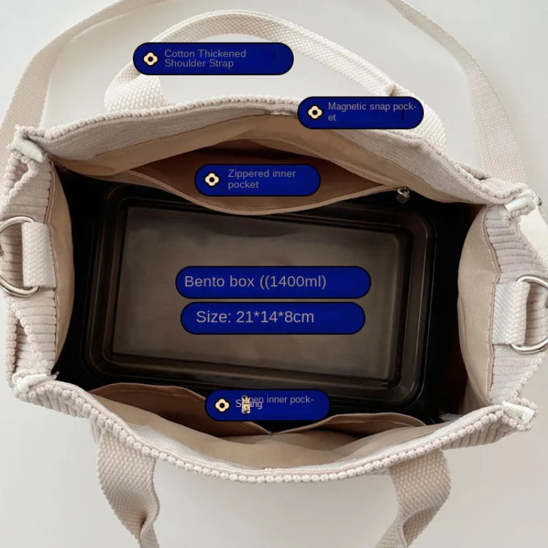 Corduroy Fashion Bag