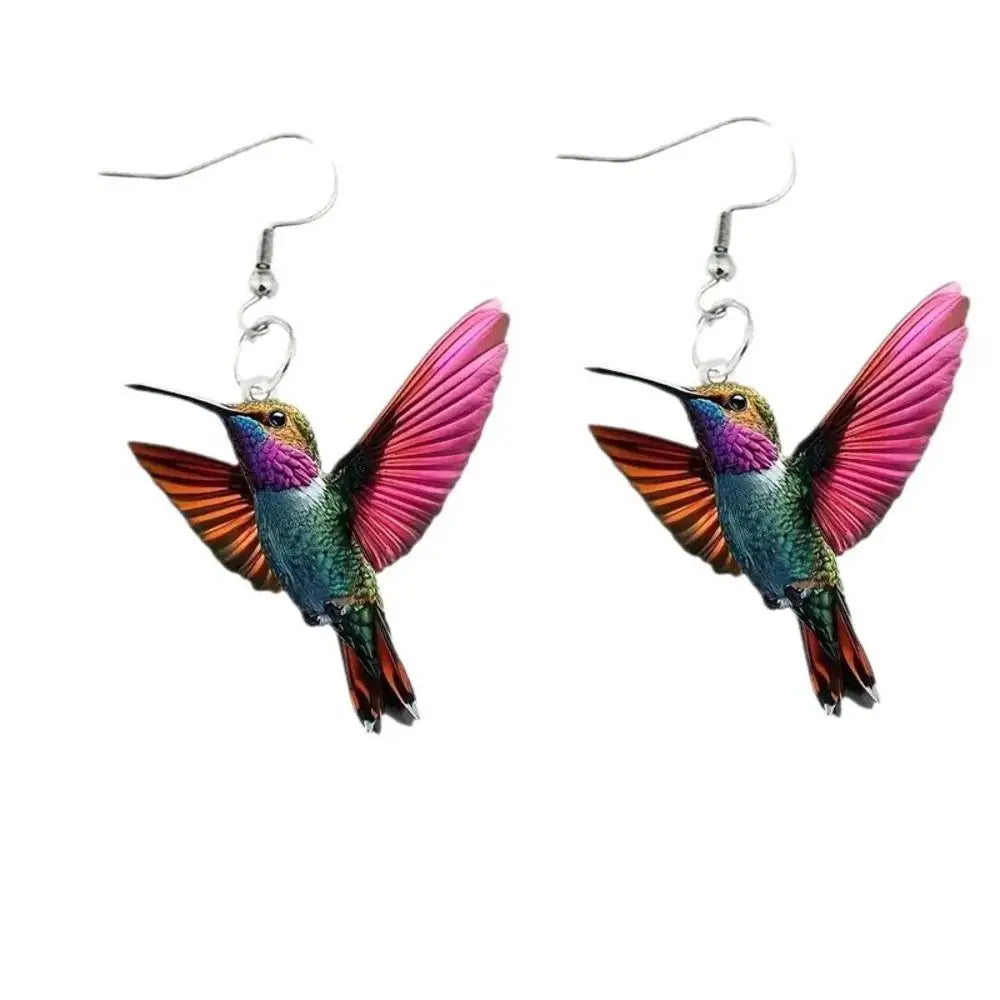 Hummingbird Tassel Earring
