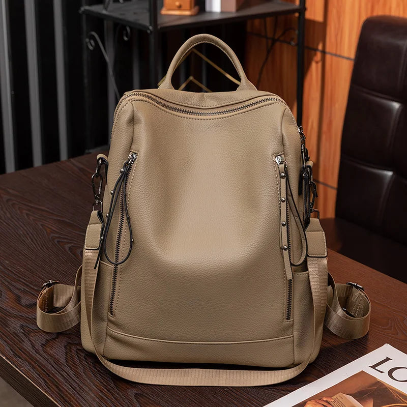 Women's Genuine Leather Backpack