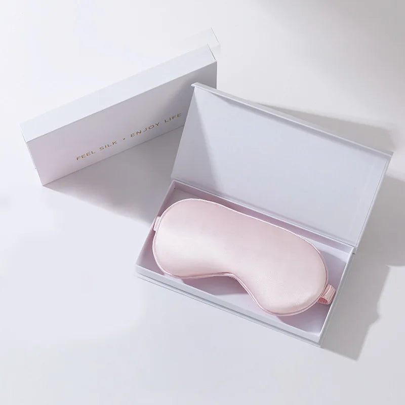 The Nocturne Eye Mask: 16 Momme Pure Mulberry Silk Sleep Sanctuary