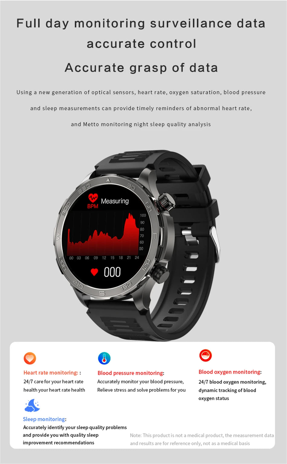 Men's GPS Sports Smartwatch: 1.53" HD Screen, Bluetooth Calling, Compass, & NFC Access